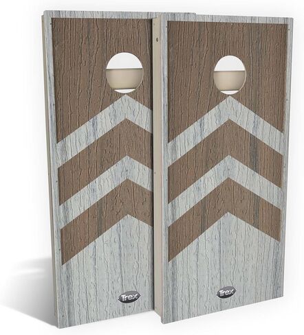 Slick Woody's Professional-Grade TREX Cornhole Boards - 4'x2' All Weather Regulation Corn Hole Toss Game with 8 Resin Filled Bags in Saudi Arabia