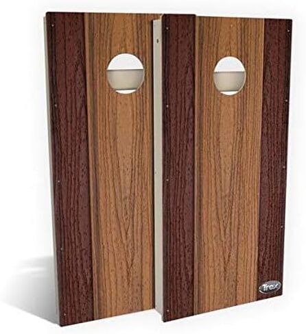 Slick Woody's Professional-Grade TREX Cornhole Boards - 4'x2' All Weather Regulation Corn Hole Toss Game with 8 Resin Filled Bags in Saudi Arabia