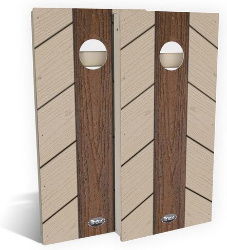 Slick Woody's Professional-Grade TREX Cornhole Boards - 4'x2' All Weather Regulation Corn Hole Toss Game with 8 Resin Filled Bags in Saudi Arabia