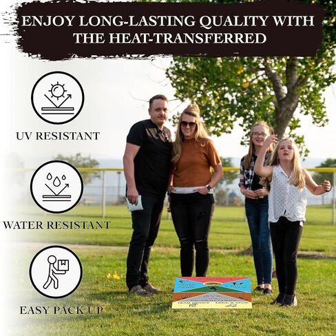 CornholeGamesUSA Professional Cornhole Set with Bags - Regulation Size Corn Hole Boards - Bean Bag Toss Game for Adults - Includes Score Tower and Carry Bag in Saudi Arabia
