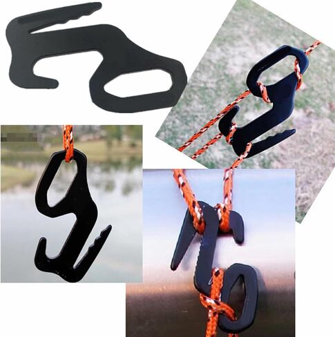 Aluminum Alloy Hook Tight Rope Buckle Flexible Tightening Mechanism Tightener Tight Paracord Buckle Enduring Tent Tether Fastener Hook in Saudi Arabia