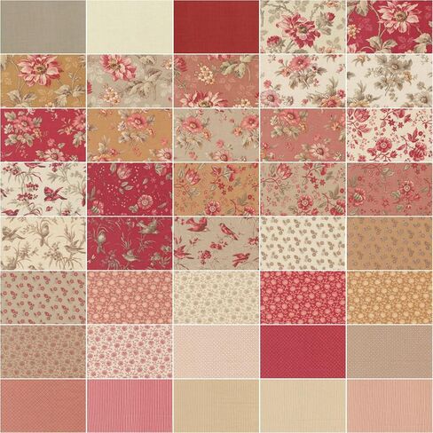 French General Joie De Vivre 40 Fat Eighths Moda Fabrics 13980F8 in Saudi Arabia