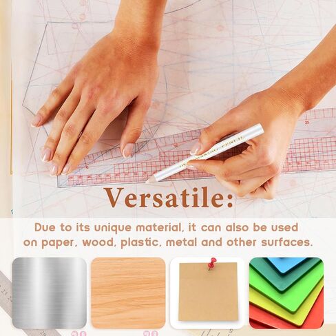 8 Pcs Fabric Chalk for Sewing Fabric Tailors Markers for Sewing Sewing Washable Pencil 2 Colors Sewings Marking Chalk Pencil White Water Soluble Sewings Fabric Maker for Dressmakers DIY Crafts in Saudi Arabia
