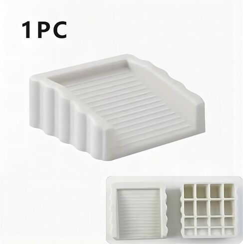 Door Stoppers,Plastic Matte Surface Wedge, Floor Sturdy Stackable Door Stops, White in Saudi Arabia