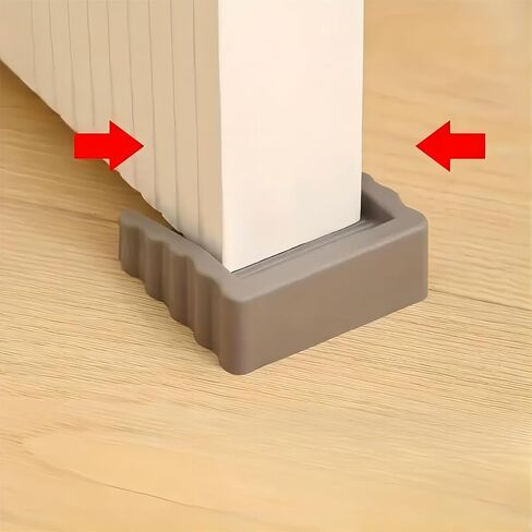 Door Stoppers,Plastic Matte Surface Wedge, Floor Sturdy Stackable Door Stops, White in Saudi Arabia