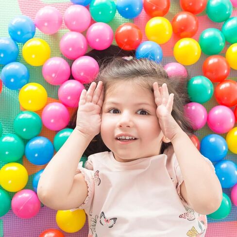 1000-Piece Ball Pit Balls, Non-Toxic, Soft Plastic, 2.2 Inch, Kids/Toddler Toys in Saudi Arabia