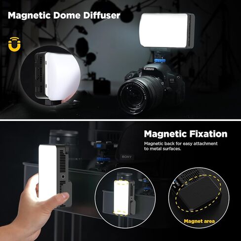 Amaran Ace 25c Pocket RGBWW LED Light، وضع التعزيز يصل إلى 32 وات، ضوء فيديو صغير كامل الألوان (2,300-10,000K)، 1,171 Lux@1m عند 5,600K، بطارية 4500 مللي أمبير في الساعة مع شحن سريع PD لمنشئي الهواتف المحمولة (أخضر) in Saudi Arabia