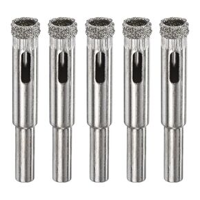 1-Pack Diamond Hole Saw Drill Bit, 1.65 Inch / 42mm Glass Drill Bit for Ceramic/Marble/Granite Stone/Bottles/Tile Cutting [Silver Tone] in Kuwait