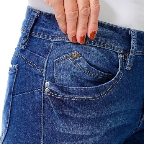 YMI Jeans Women Petite Wannabetta Butt Mega Cuff Ankle in Kuwait