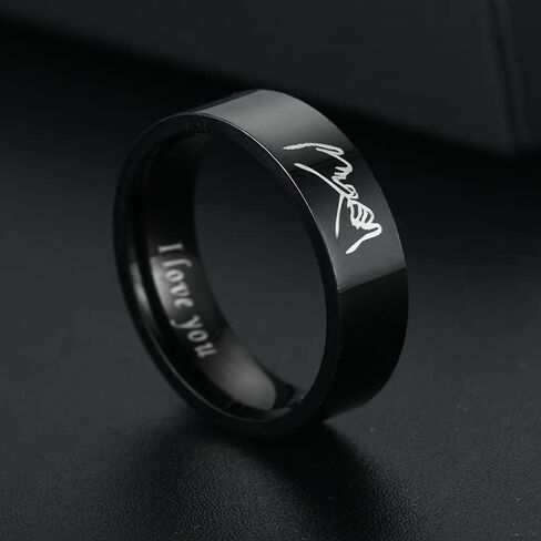 Matching Rings for Couples Promise Ring Couples Rings for Him and Her Set Trendy Jewelry Gifts 2025 in Kuwait