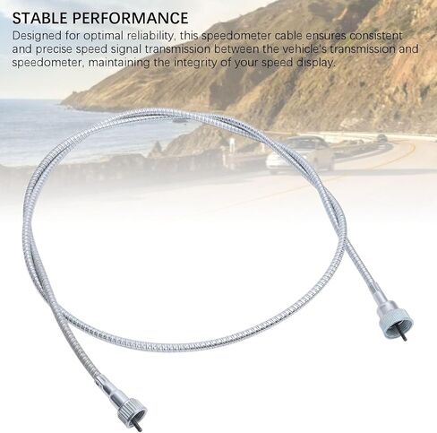 Metal Speedometer Cable, 70 Inch, 5/8 and 7/8 Inch Thread, for Trucks, Automatic or Manual Transmission in Saudi Arabia