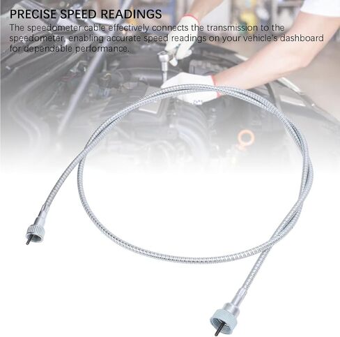 Metal Speedometer Cable, 70 Inch, 5/8 and 7/8 Inch Thread, for Trucks, Automatic or Manual Transmission in Saudi Arabia