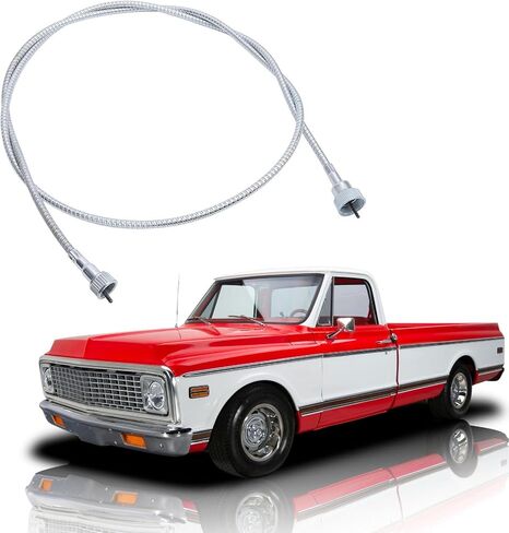 Metal Speedometer Cable, 70 Inch, 5/8 and 7/8 Inch Thread, for Trucks, Automatic or Manual Transmission in Saudi Arabia