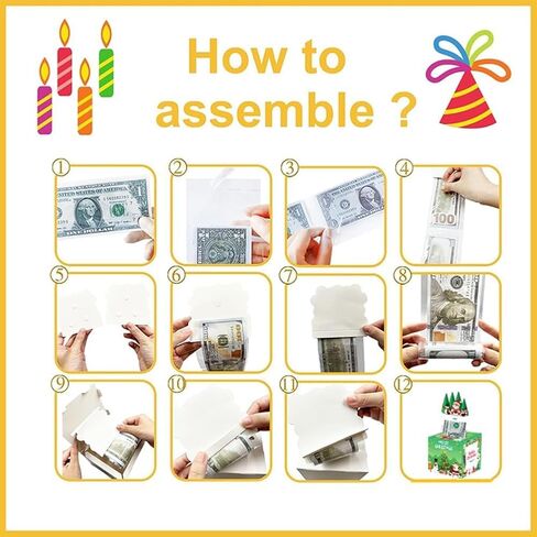 Christmas Money Box - Christmas Money Holder for Your Loved Ones Surprise in Saudi Arabia