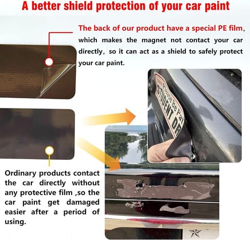 3 Pack Delivery Vehicle Car Magnet,Black Delivery Driver Magnetic Signs Delivery Carrier Magnets for Cars, SUV, Trucks, Reflective Waterproof (2×12"×8"，1×12"×3") in Saudi Arabia