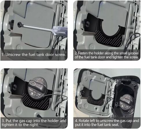 Chcury1 1 Pc Cap Cover Gas Cap Holder Fixing Bracket ABS For Toyota Tacoma 3rd Gen 2016-2023 in Saudi Arabia