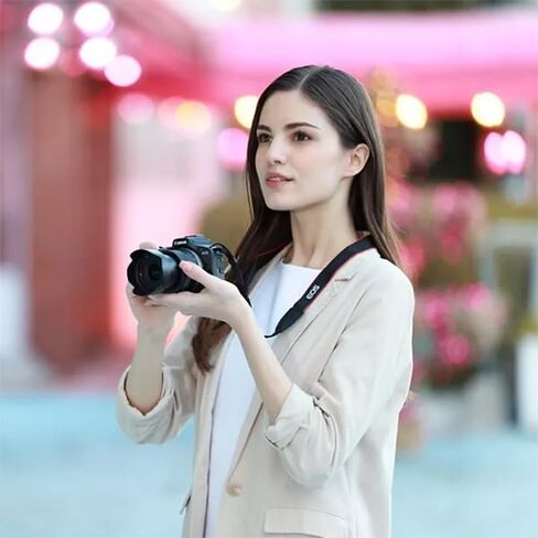 Canon EOS R100 Mirrorless Camera Body with 2 Lens Kit RF-S 18-45mm is STM and 55-210mm is STM 6052C022 Bundle with Deco Gear Bag + 2 Battery +Tripod + Filters + Wide Angle & Telephoto Lenses & More in Saudi Arabia