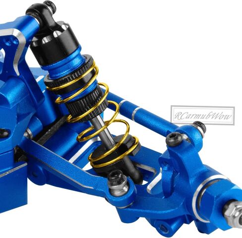 جزء ترقية الصدمات RC لـ L0S1 1/24 Micro-B 2S 2WD، 1/28 Micro-T 2S 2WD، ممتص الصدمات الأمامي المعدني، أسود مع تيتانيوم in Kuwait