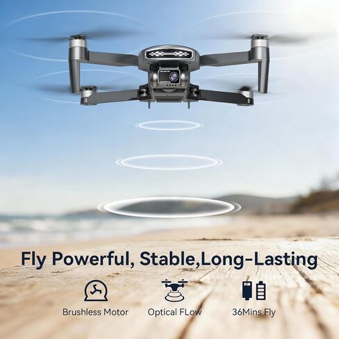 GPS Drone with Camera for Adults 4k for Adults,Brushless Motor,Auto Return Home,Follow Me,Optical Positioning,5G FPV Video Transmission,120°FOV Camera, 90°Adjustable Lens,2Batteries, Carrying Case in Saudi Arabia