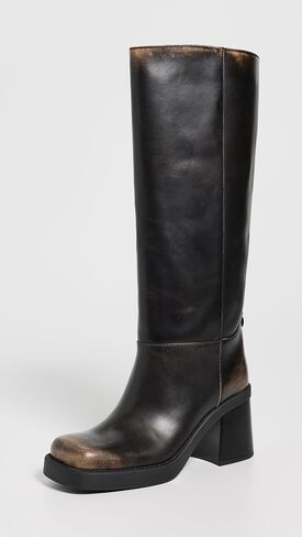COACH womens Sculpted C Tall Loved Leather Boot in Saudi Arabia