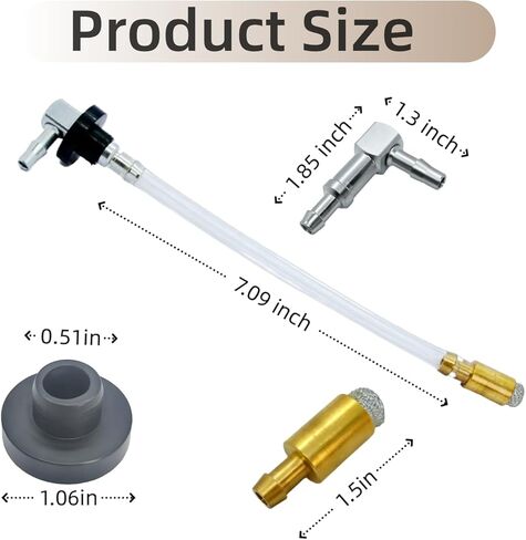 168638 Fuel Tank Draw Tube Kit - Replacement for Miller Bobcat 225G, 751 Bobcat, Trailblazer 250G Welders in Kuwait