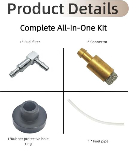 168638 Fuel Tank Draw Tube Kit - Replacement for Miller Bobcat 225G, 751 Bobcat, Trailblazer 250G Welders in Kuwait