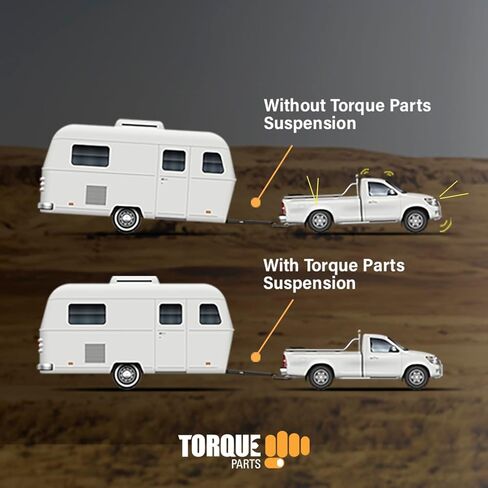 TORQUE 2 Pack Universal Air Spring Airbag Air Bag Replacement 1/2" NPT Single Port Double Bellow Standard 2600 lbs with Air Line (5000 (Double Convoluted), 2 Pack) in Saudi Arabia
