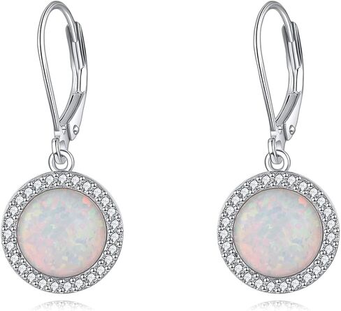 URONE Moss Agate Earrings 925 Sterling Silver Teardrop Dangle Gemstone Earrings Moss Agate Jewelry Gifts For Women Mother in Saudi Arabia