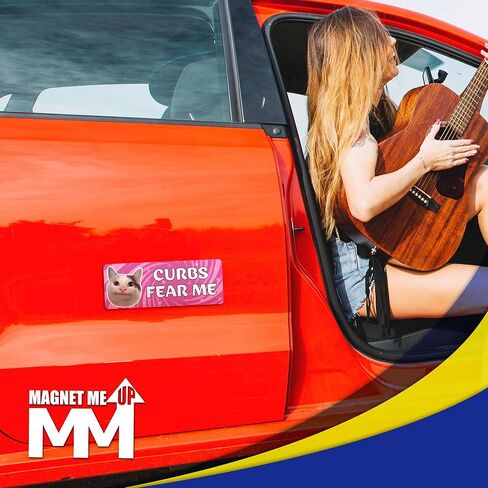 مغناطيس السيارة المرح Magnet Me Up - Don't Honk at Me My Dad is Dead مقاس 8x3 بوصة هدية مضحكة للفكاهة الداكنة، مغناطيس ممتص للصدمات مضحك قابل للإزالة، ملصق مغناطيسي مقاوم للطقس من الفينيل بالأشعة فوق البنفسجية للسيارات والشاحنات، صنع في الولايات المتحدة ا in Saudi Arabia