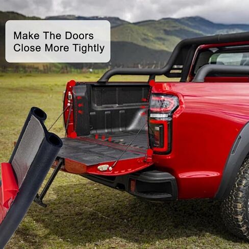 Car Double Hole Truck Tonneau Cover Seal Weatherproof EPDM Rubber Tailgate Weatherstripping for Pickup Trucks Campers Campers Shell Rubber Weather Stripping in Kuwait