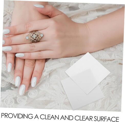 Generic 50pcs Nail Art Practice Palette Paper Mixing for Nail Polish Color Display and Manicure Sturdy in Saudi Arabia