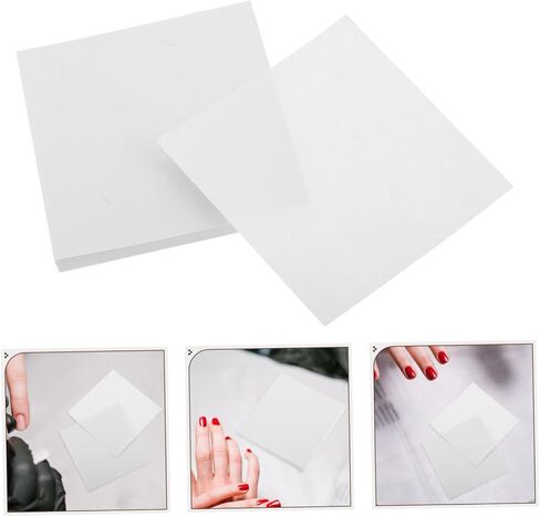 Generic 50pcs Nail Art Practice Palette Paper Mixing for Nail Polish Color Display and Manicure Sturdy in Saudi Arabia