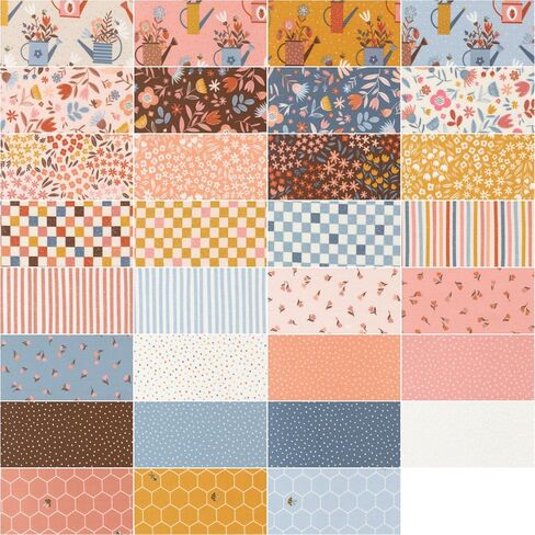 Elena Amo Blossoms and Blooms Jelly Roll 40 2.5-inch Strips Moda Fabrics 39050JR in Saudi Arabia