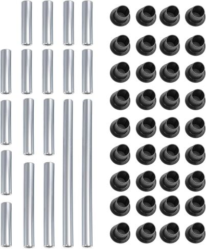 KUAFU A Arm Bushing Kit Compatible with 2013-2019 Polaris Ranger XP 900/900 Crew Replacement for 5138797 5439874 1543367 5138791 5138796 5138794 Control Arm Front&Rear Silvery&Black in Saudi Arabia