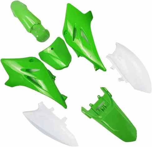 Fairing Body Parts Plastic Front Rear Kits Motorcycle Replacement Mudguard Compatible with TTR50 Dirt Bike Moto TTR 50(Black) in Saudi Arabia