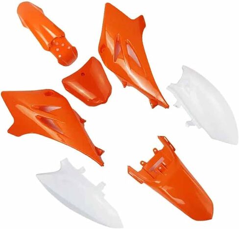 Fairing Body Parts Plastic Front Rear Kits Motorcycle Replacement Mudguard Compatible with TTR50 Dirt Bike Moto TTR 50(Black) in Saudi Arabia