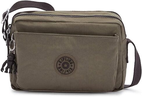 Kipling Women’s Abanu Medium Crossbody Bag, Lightweight, Adjustable Nylon Waist Pack with Multi-Compartment Zip Pockets, Deep Sky Blue in Saudi Arabia