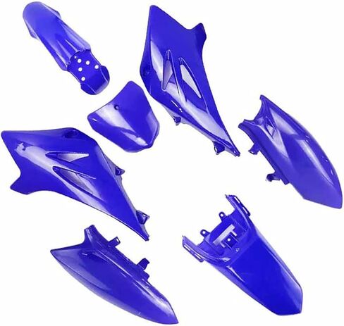 Fairing Body Parts Plastic Front Rear Kits Motorcycle Replacement Mudguard Compatible with TTR50 Dirt Bike Moto TTR 50(Black) in Saudi Arabia