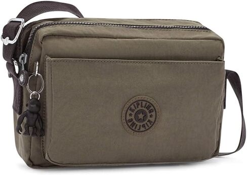 Kipling Women’s Abanu Medium Crossbody Bag, Lightweight, Adjustable Nylon Waist Pack with Multi-Compartment Zip Pockets, Deep Sky Blue in Saudi Arabia