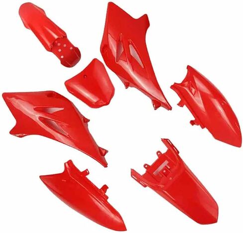 Fairing Body Parts Plastic Front Rear Kits Motorcycle Replacement Mudguard Compatible with TTR50 Dirt Bike Moto TTR 50(Black) in Saudi Arabia