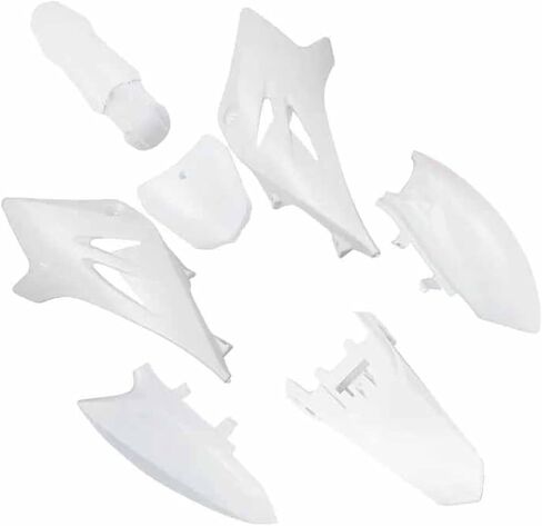 Fairing Body Parts Plastic Front Rear Kits Motorcycle Replacement Mudguard Compatible with TTR50 Dirt Bike Moto TTR 50(Black) in Saudi Arabia