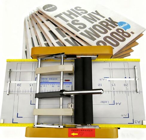 Electric Stapler Folding Machine,A3 Size Creasing Card Folding,High Performance,Automatic Booklet Maker,Adjustable Spacing,for Efficient Document Organization in Saudi Arabia