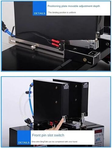 Double-Head Automatic Electric Pneumatic Stapler, 180 Staples Per Minute, Versatile Application in Kuwait