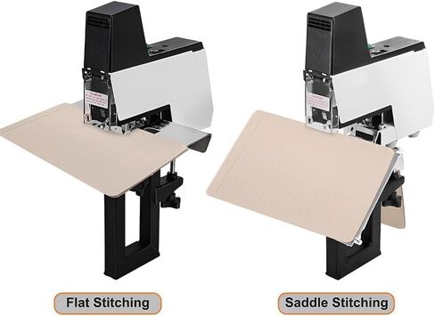 Electric Saddle Stapling Machine, Automatic Saddle Binding Machine, Flatbed/Saddle Stapling Mode Switching, Adjustable Depth Up to 100Mm in Kuwait