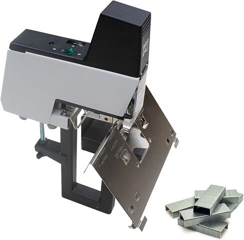 Heavy Duty Saddle Stitching Machine, Auto Electric Stapler for Flat and Book Binding, with Pedal, Efficient for 2-30 Sheets, 100 Mm Nailing Depth, for Office, School & Print Shop in Saudi Arabia