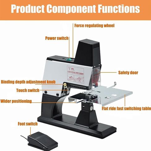 Automatic Flat Stapler, Stapler, Electric Steel Stapler, Sewing Stapler Electric Steel Stapler, Foot Switch Stapler in Kuwait