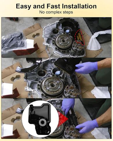 Automatic Transmission Oil Filter Fit for Equinox Terrain Trax Encore Acadia Envision Malibu 2014-2024 Replace 24274649, Engine Transmission Filter, Oil Strainer Assembly in Saudi Arabia
