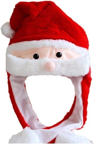 Christmas Plush Ear Hat Cute Animal Flap Moving Jumping Hat in Saudi Arabia
