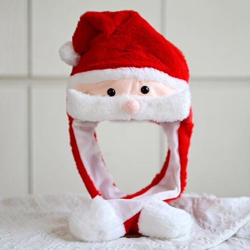 Christmas Plush Ear Hat Cute Animal Flap Moving Jumping Hat in Saudi Arabia