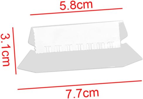 TEHAUX 75pcs Plastic File Folder Tabs Hanging Folder Tags for School Office Quick Identification Labels in Saudi Arabia